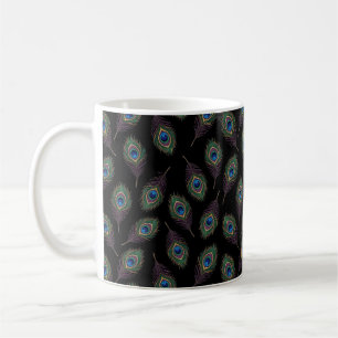 Pfauenfeder Kaffeetasse