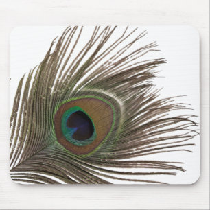 Pfauenfeder Mousepad