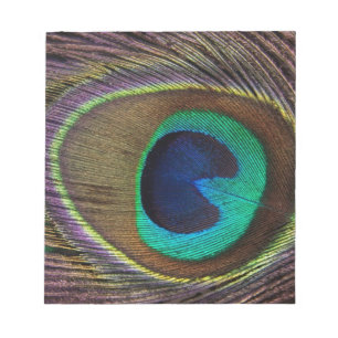 Pfauenfeder Notizblock