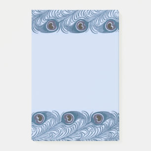 Pfauenfeder Post-it Klebezettel