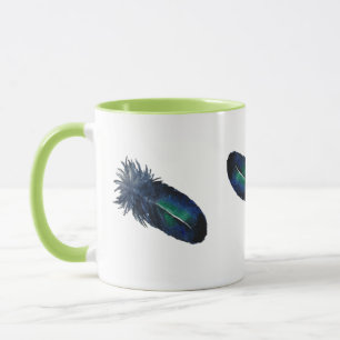 Pfauenfeder-Tasse Tasse
