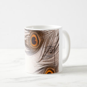 Pfauenfederhalter Kaffeetasse