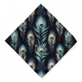 Pfauenfedern Halstuch