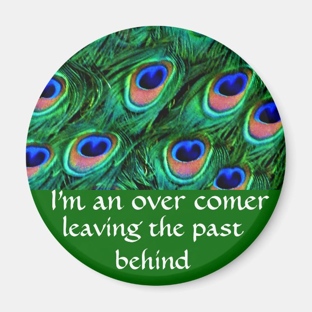 Pfauenfedern_ Magnet (Vorne)