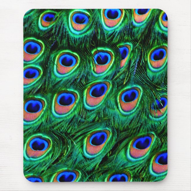 Pfauenfedern_ Mousepad (Vorne)