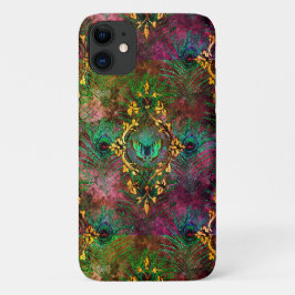 Pfauenfederschmetterling viktorianisch elegant lil Case-Mate iPhone hülle