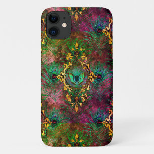 Pfauenfederschmetterling viktorianisch elegant lil Case-Mate iPhone hülle