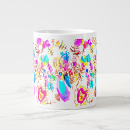 Pfauenfreude Art Jumbo-Tasse