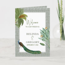 Pfauenfuß Tropischer Hochzeitssorden