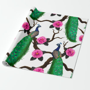 Pfauengarten Geschenkpapier