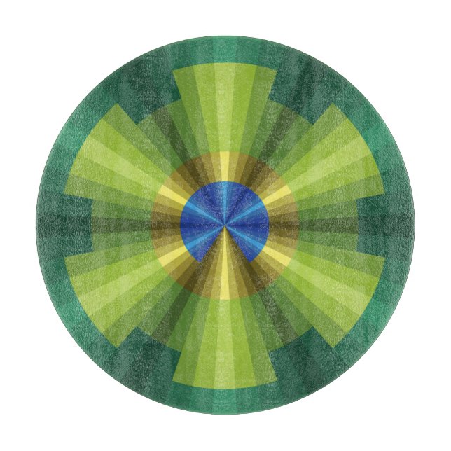 Pfauenglättung Schneidebrett (Vorderseite)