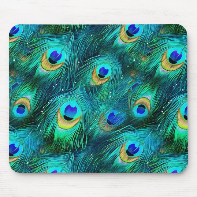 Pfauenglorie Mousepad (Vorne)
