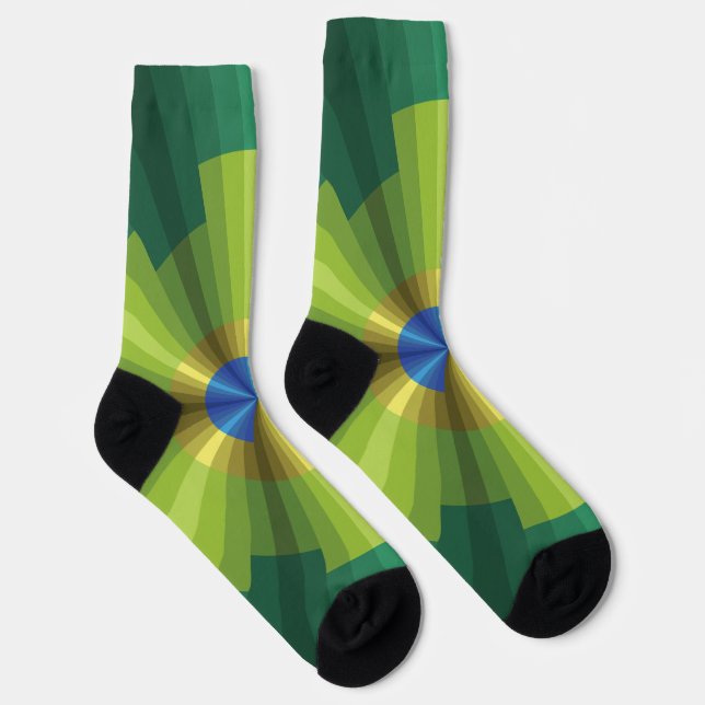 PfauenIllusion Socken (Rechts)