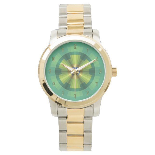 Pfauenillusion Watch Armbanduhr (Vorderseite)