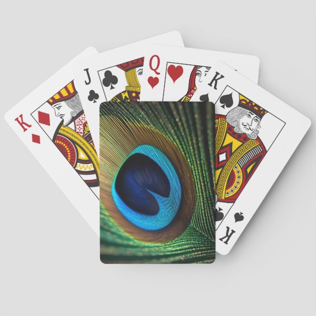Pfauenjuwel Spielkarten (Rückseite)