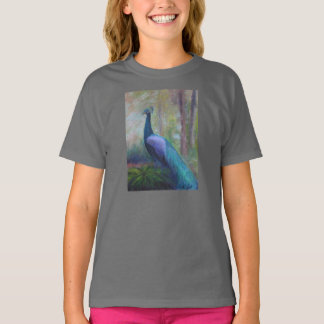 Pfauenmädchen T-Shirt