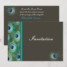 Pfauenmocha Blauer Hochzeitsempfang