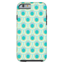 Pfauenmuster Minze Aqua Green Case-Mate iPhone 14 Hülle
