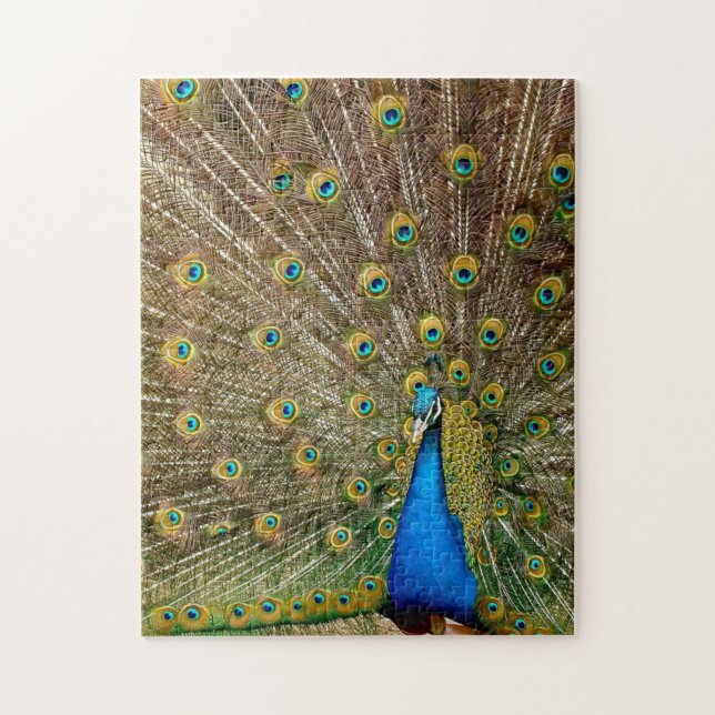 Pfauenmuster Pfauengeflecht Malerei Tier Ar (Vertikal)