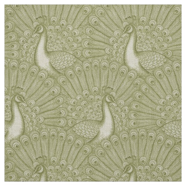 Pfauenmuster Stoff (Muster)