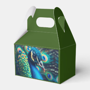 Pfauenprofil Geschenkschachtel
