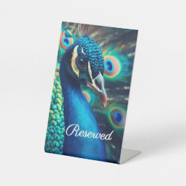 Pfauenprofil Sockelschild