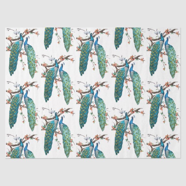Pfauenreihe 6 seidenpapier (Vorderseite)