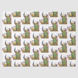 Pfauenreihe 7 seidenpapier