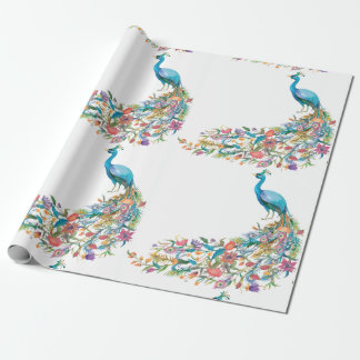 Pfauenspezialpapier Patina Geschenkpapier