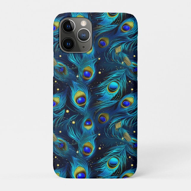 Pfauenstolz Case-Mate iPhone Hülle (Rückseite)