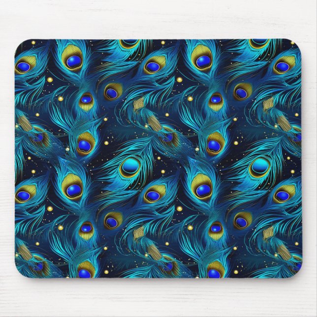 Pfauenstolz Mousepad (Vorne)