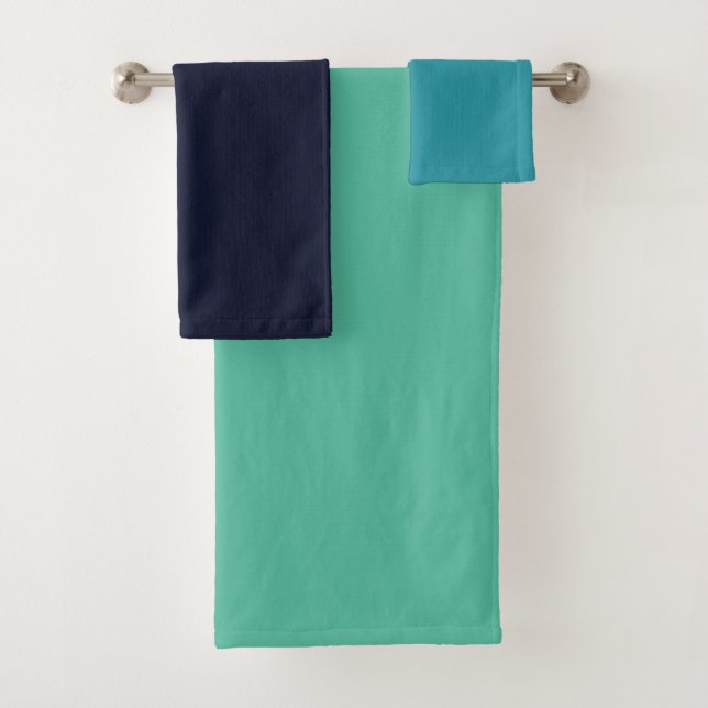 Pfauenstreifen Badhandtuch Set (Insitu)