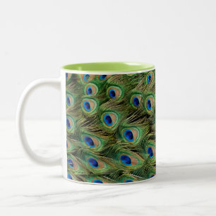 PfauenTasse Zweifarbige Tasse