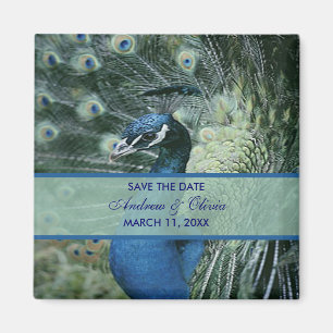 PfauenWedding speichert das Datum Magnet