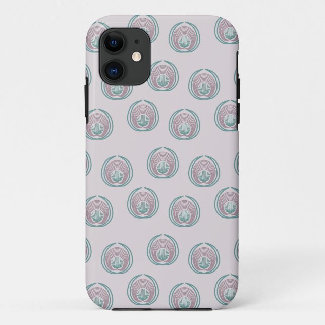 Pfauenzirkel Case-Mate iPhone Hülle (Rückseite)