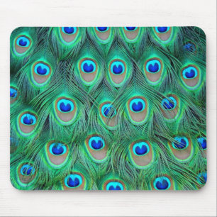 Pfaufedern Mousepad