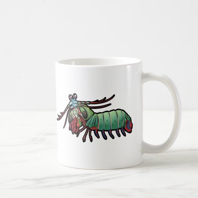 Pfaumantis-Garnele Kaffeetasse (Rechts)
