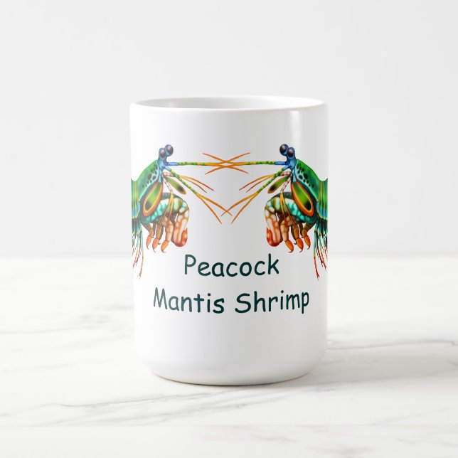 Pfaumantis-Garnele-Tasse Kaffeetasse (Mittel)