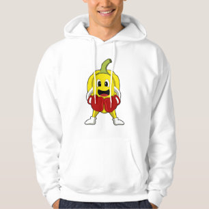 Pfeffer als Boxer mit Boxhandschuhen Hoodie