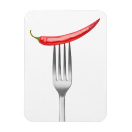 Pfeffer auf Gabel Magnet