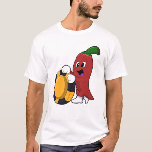 Pfeffer im Poker mit Poker-Chips T-Shirt