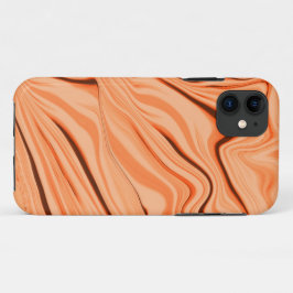 Pfeffer in orangefarbenen, gekrümmten Flaschen Case-Mate iPhone Hülle