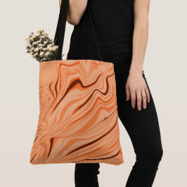 Pfeffer in orangefarbenen, gekrümmten Flaschen Tasche
