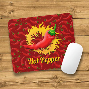 Pfeffer mit Flame Mauspad