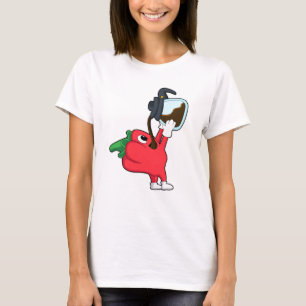 Pfeffer mit Kaffee T-Shirt