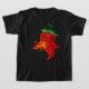 Pfeffer mit rotem heißem Chili mit Flamme T-Shirt (Laydown)