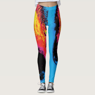 Pfeffer und Kunststoffschall Leggings