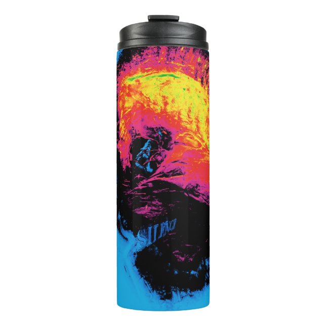 Pfeffer und Kunststoffschall Thermosbecher (Vorderseite)