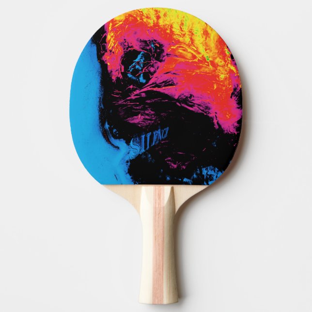 Pfeffer und Kunststoffschall Tischtennis Schläger (Vorderseite)