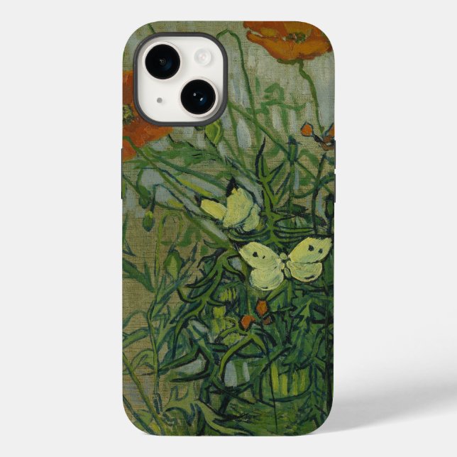 Pfeffer und Schmetterlinge von Vincent Van Gogh Case-Mate iPhone 14 Hülle (Rückseite)